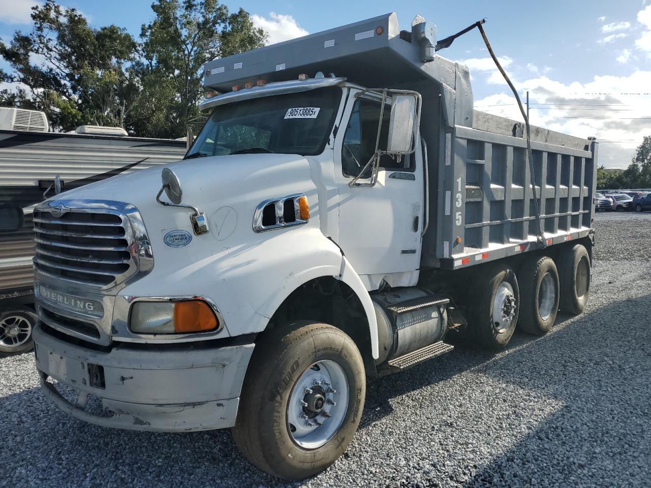 1997 Ford At9513 Dump Truck white truck diesel 1FTYY96D2VVA37328 photo #3