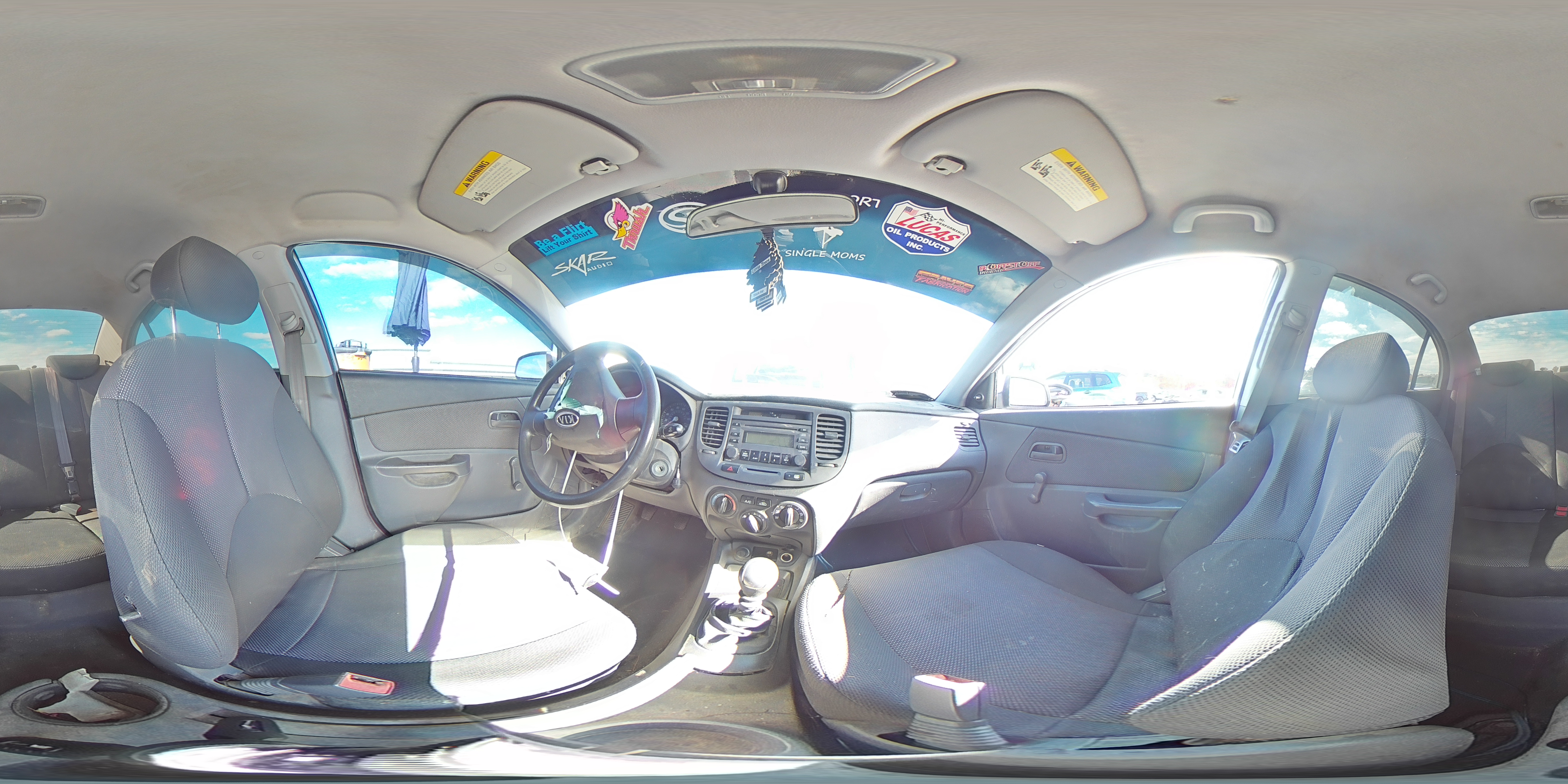 2007 Kia Rio Base VIN: KNADE123X76276268 Lot: 90030555