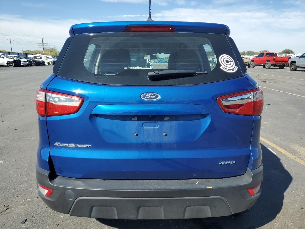 2021 Ford Ecosport S VIN: MAJ6S3FL9MC398519 Lot: 86186115