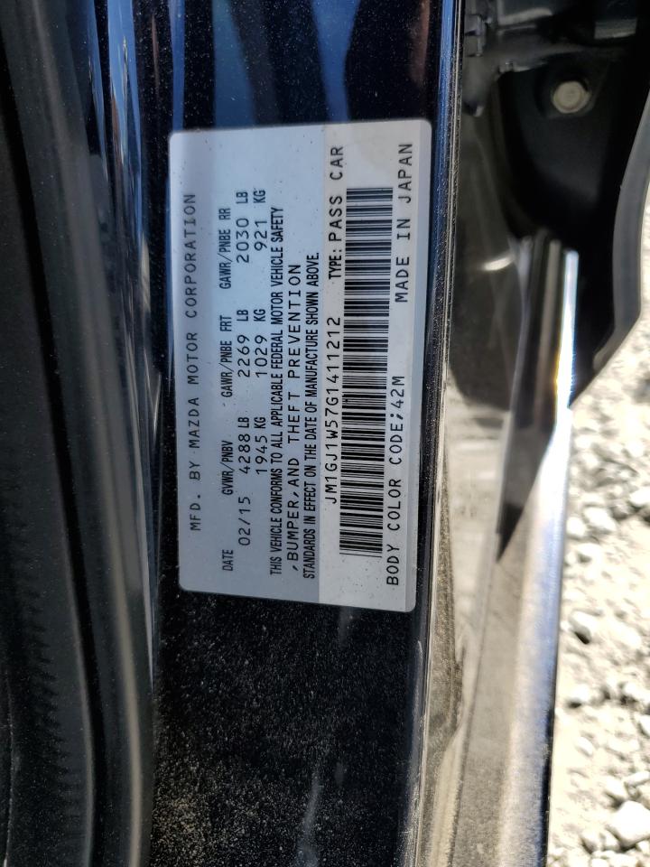 2016 Mazda 6 Grand Touring VIN: JM1GJ1W57G1411212 Lot: 85481505