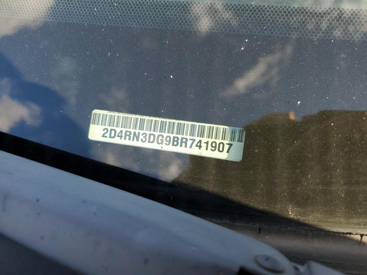 2011 Dodge Grand Caravan Mainstreet VIN: 2D4RN3DG9BR741907 Lot: 91099465