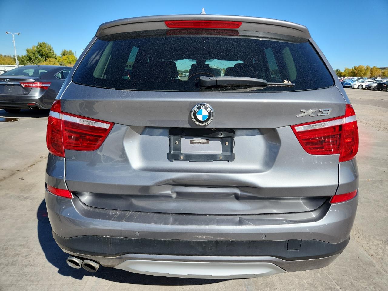 2015 BMW X3 xDrive28I VIN: 5UXWX9C58F0D53372 Lot: 86529715