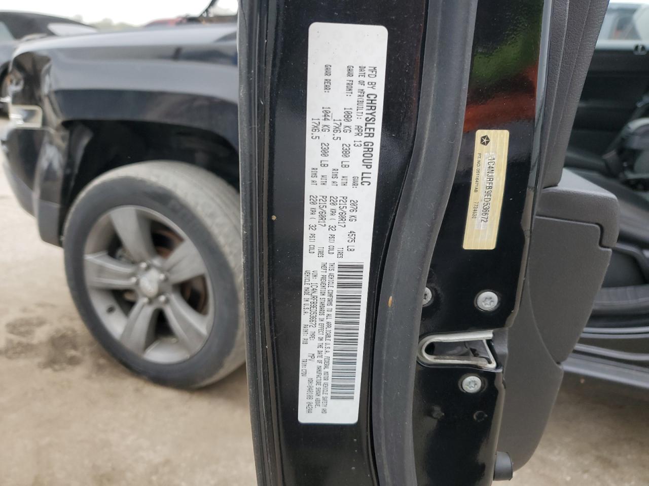 2014 Jeep Patriot Latitude VIN: 1C4NJRFB9ED536672 Lot: 86606415