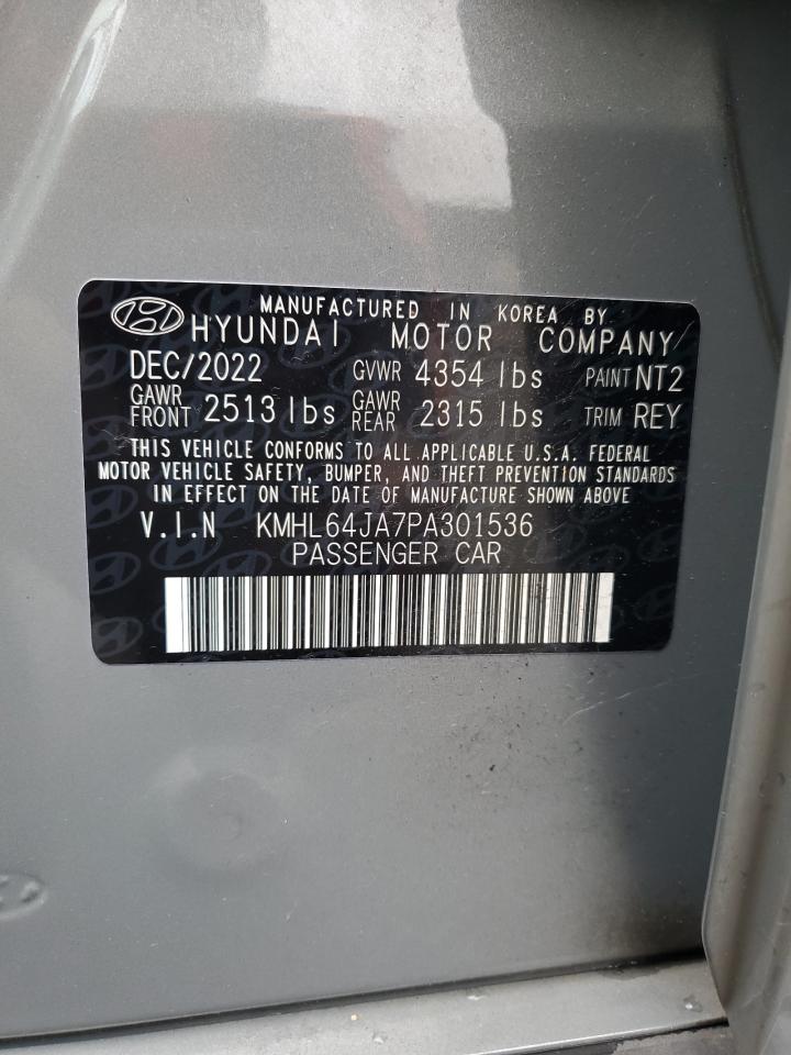 2023 Hyundai Sonata Sel VIN: KMHL64JA7PA301536 Lot: 82439455