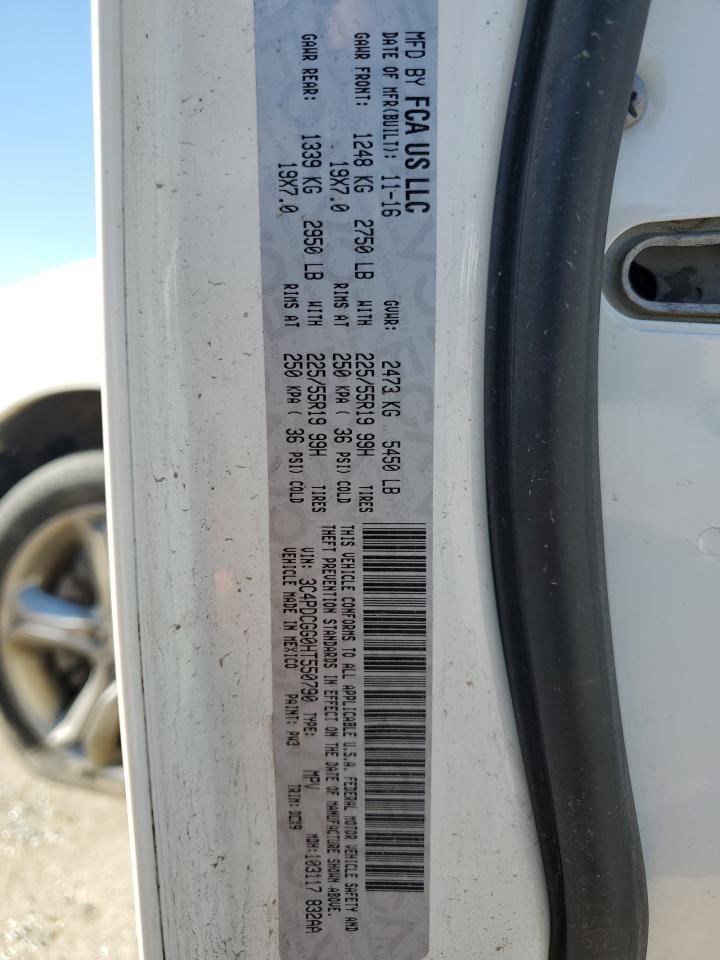 2017 Dodge Journey Crossroad VIN: 3C4PDCGG0HT550790 Lot: 82647165