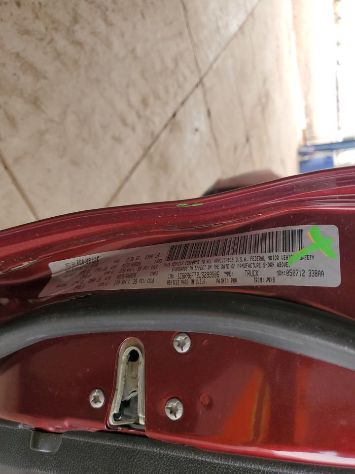 2018 Ram 1500 St VIN: 1C6RR6FT2JS299506 Lot: 82241525