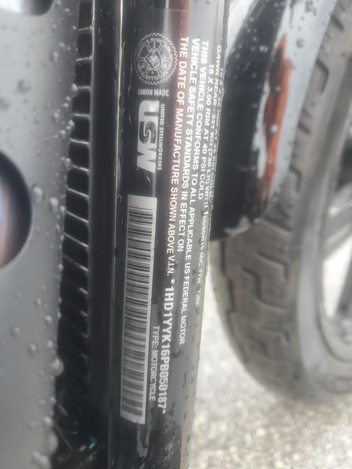 2023 Harley-Davidson Fxbbs VIN: 1HD1YYK16PB050187 Lot: 90214215