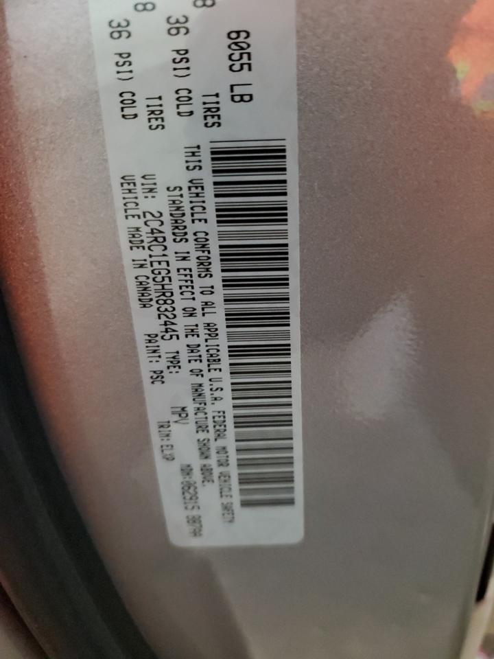 2017 Chrysler Pacifica Touring L Plus VIN: 2C4RC1EG5HR832445 Lot: 91138015