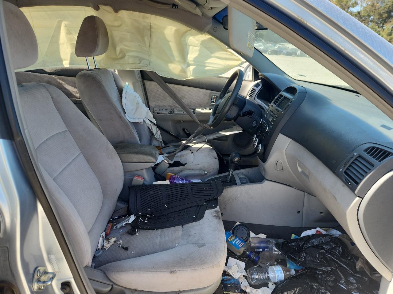 2007 Kia Spectra Ex VIN: KNAFE121475454950 Lot: 89897625