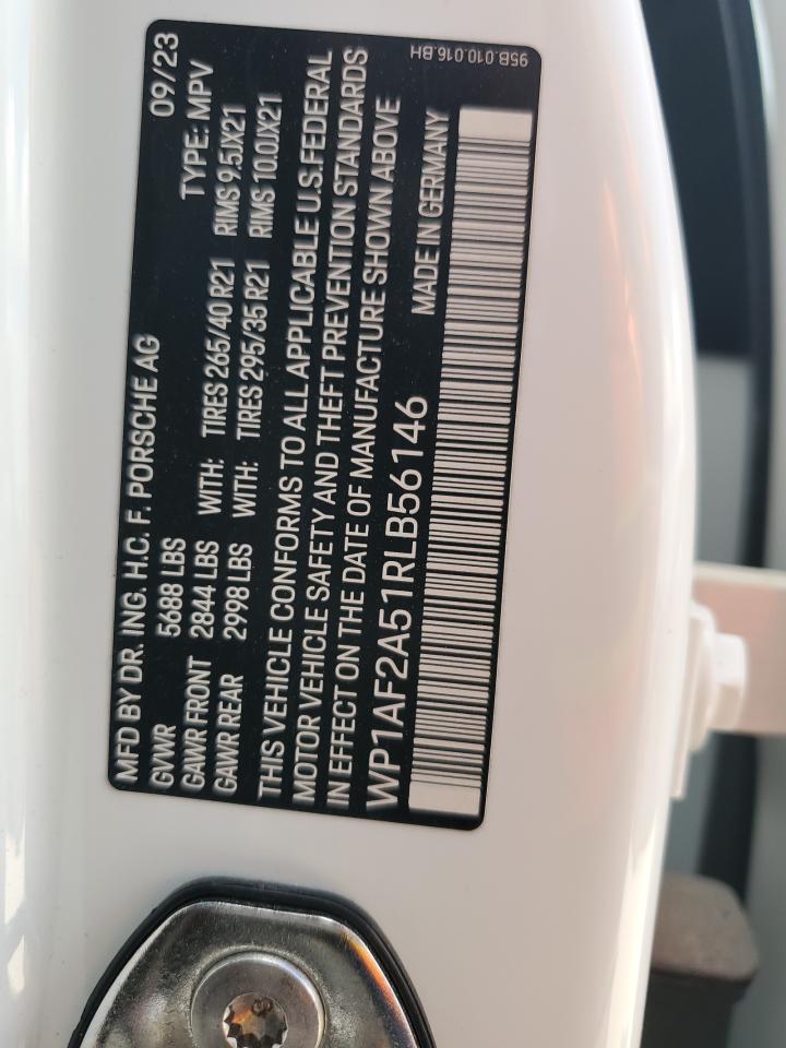 2024 Porsche Macan Gts VIN: WP1AF2A51RLB56146 Lot: 89491685