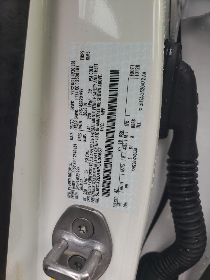 2023 Lincoln Corsair Reserve VIN: 5LMCJ2DA6PUL05667 Lot: 90592455