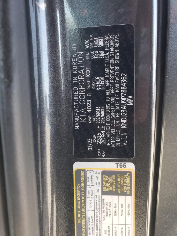 2023 Kia Soul Lx VIN: KNDJ23AU9P7884362 Lot: 89678845