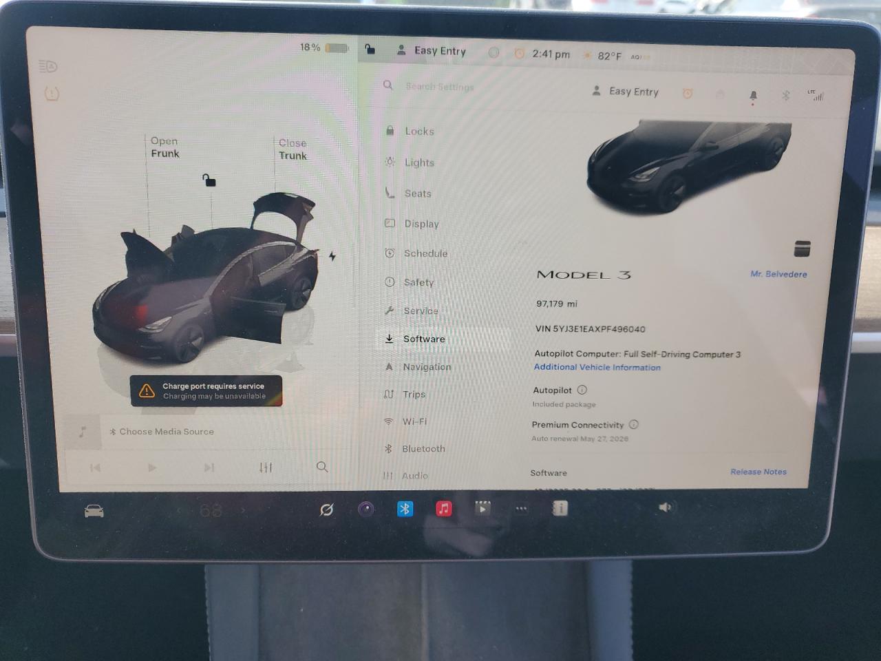 2023 Tesla Model 3 VIN: 5YJ3E1EAXPF496040 Lot: 87410735