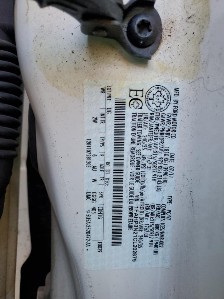 2012 Ford Focus Titanium VIN: 1FAHP3N21CL202879 Lot: 80838925