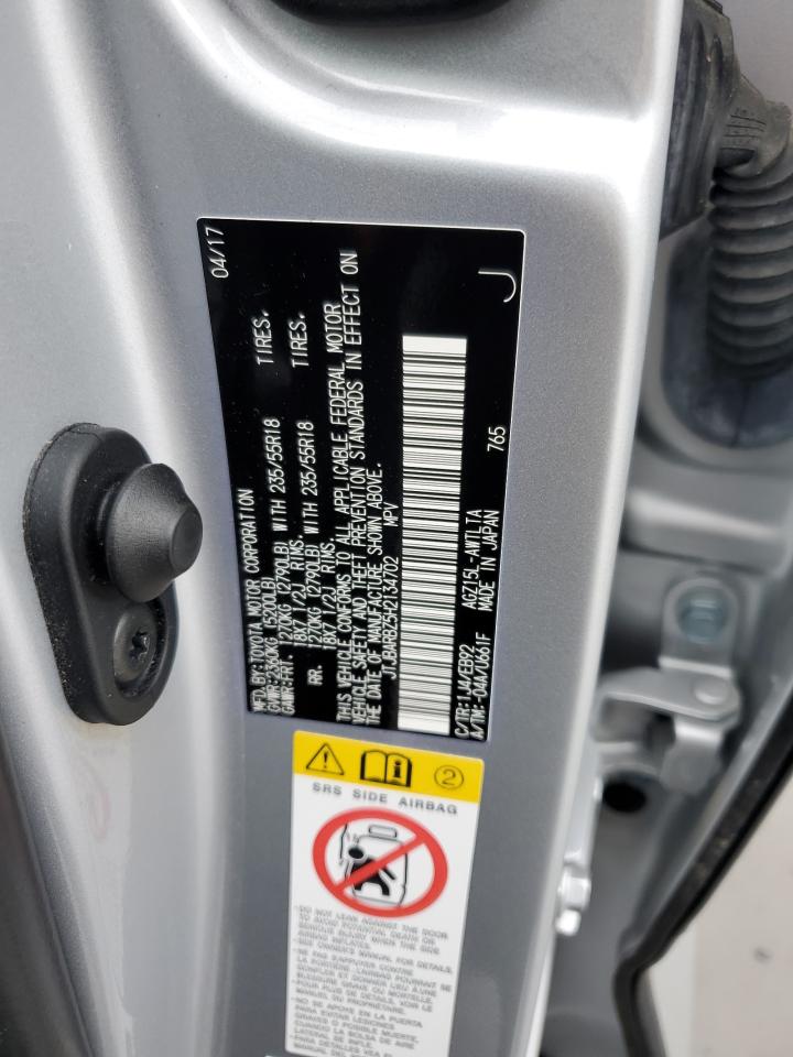 2017 Lexus Nx 200T Base VIN: JTJBARBZ5H2134702 Lot: 89550145