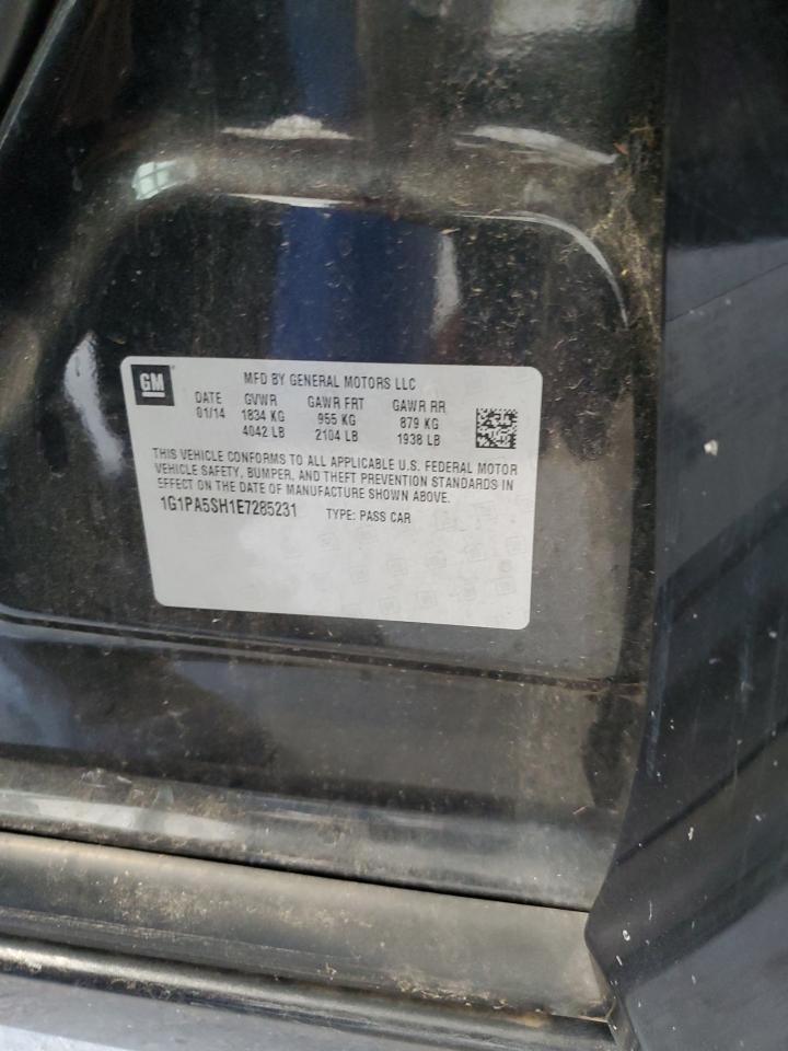 2014 Chevrolet Cruze Ls VIN: 1G1PA5SH1E7285231 Lot: 82263455