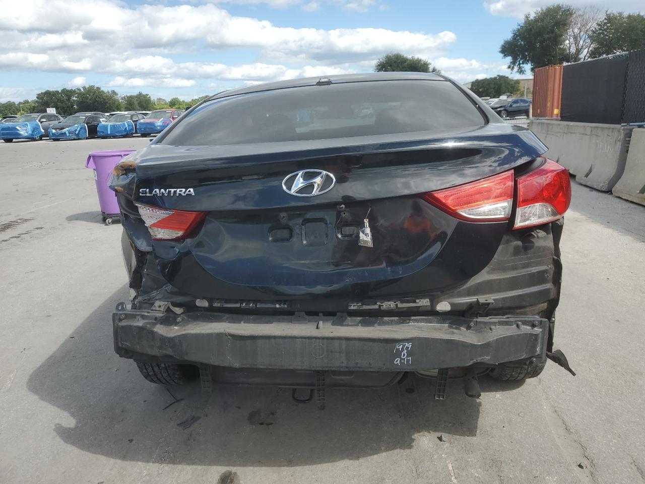 2012 Hyundai Elantra Gls VIN: 5NPDH4AE9CH110080 Lot: 87082995
