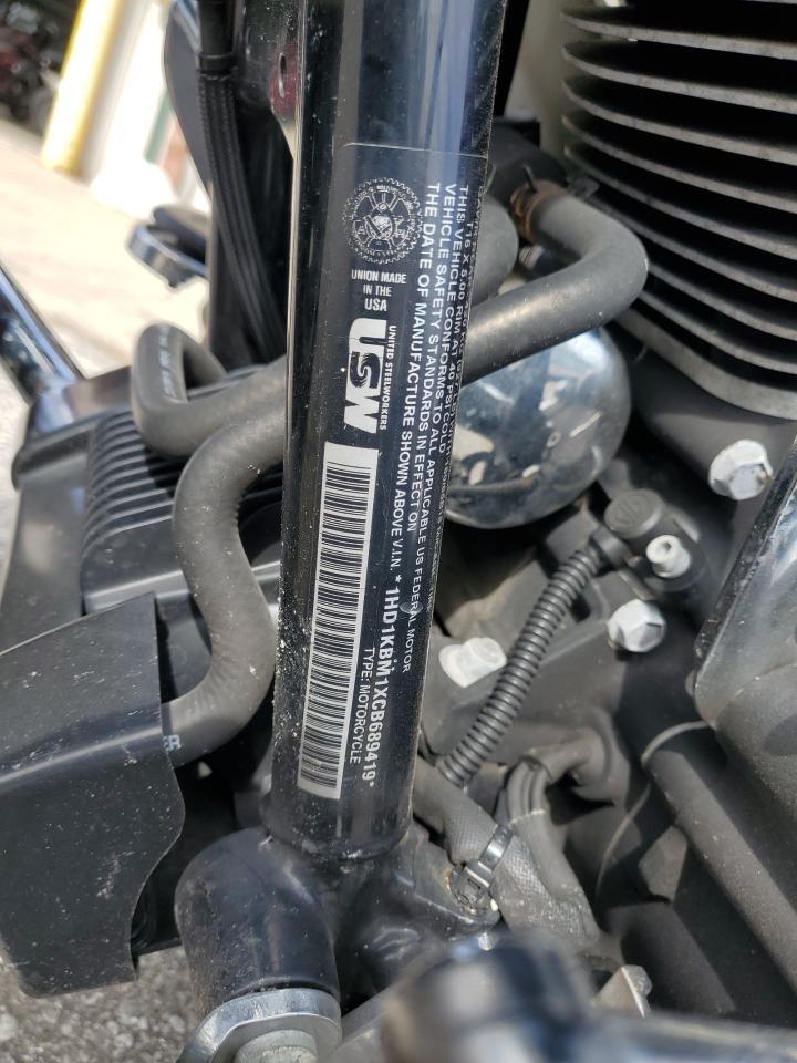 2012 Harley-Davidson Flhx Street Glide VIN: 1HD1KBM1XCB689419 Lot: 80866115