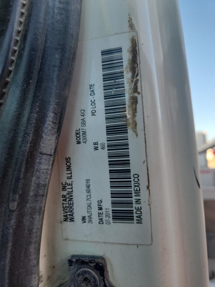 2012 International 4000 4300 - Semi Truck VIN: 3HAJTSKL7CL604016 Lot: 81088595