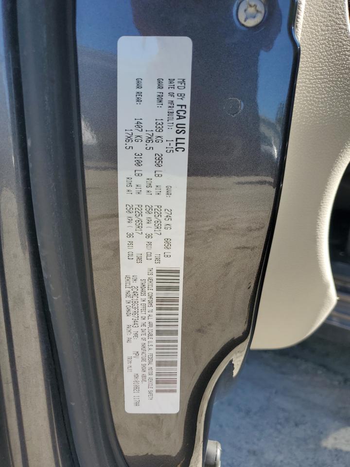 2015 Chrysler Town & Country Touring VIN: 2C4RC1BG3FR673443 Lot: 86525165
