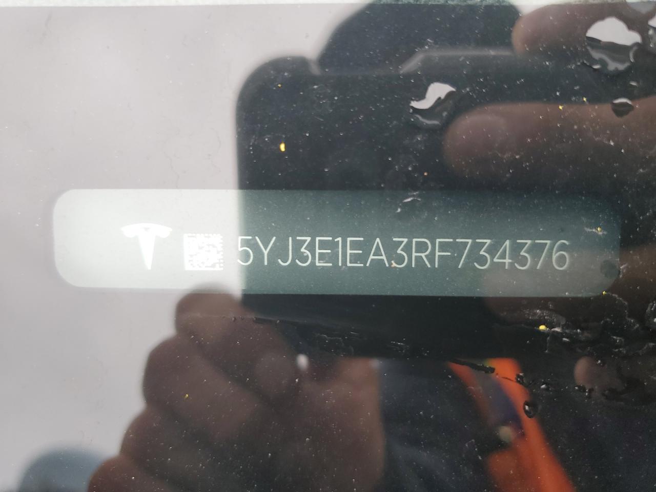 2024 Tesla Model 3 VIN: 5YJ3E1EA3RF734376 Lot: 86285765