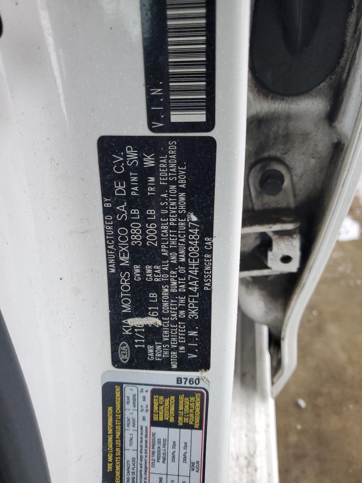 2017 Kia Forte Lx VIN: 3KPFL4A74HE084847 Lot: 89740355