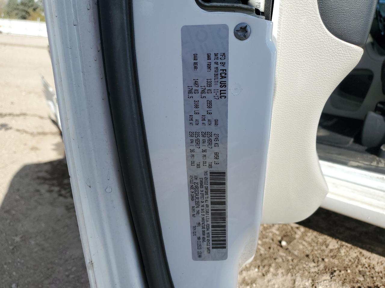 2018 Dodge Grand Caravan Sxt VIN: 2C4RDGCG4JR135874 Lot: 90363585