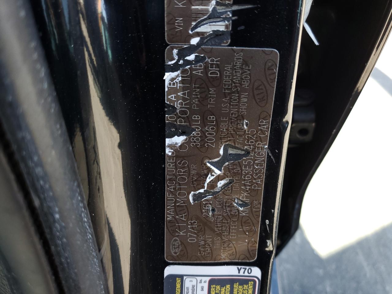 2014 Kia Forte Lx VIN: KNAFK4A63E5124625 Lot: 82714575