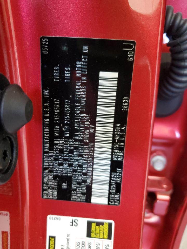 2025 Toyota Corolla Cross Le VIN: 7MUBAABG5SV137916 Lot: 85191795