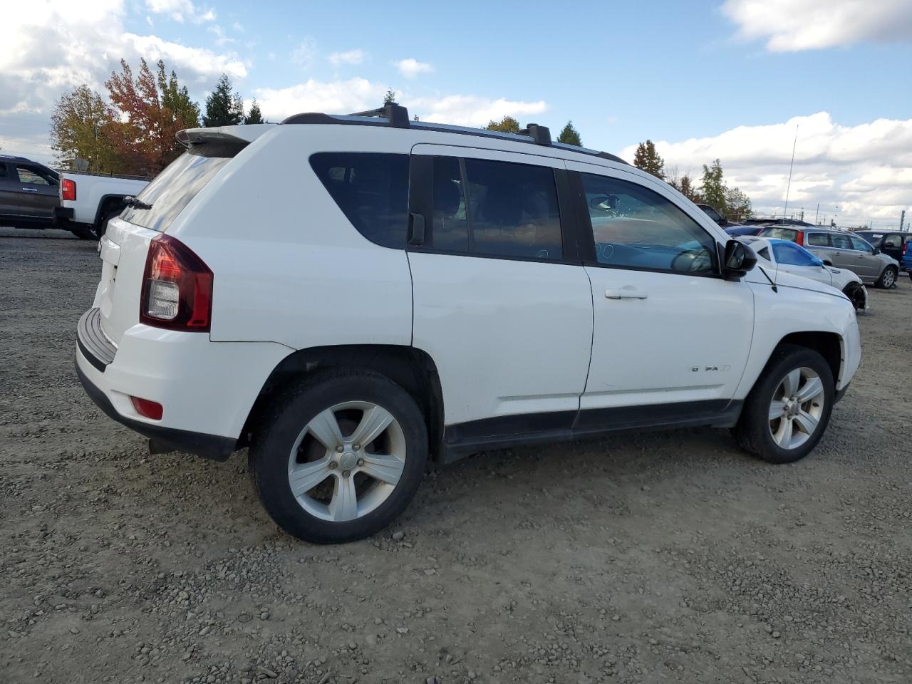 2017 Jeep Compass Sport white null gas 1C4NJCBA6HD124319 photo #4