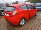 2015 FORD FIESTA 1.25 82 ZETEC 3DR for sale at Copart SANDWICH