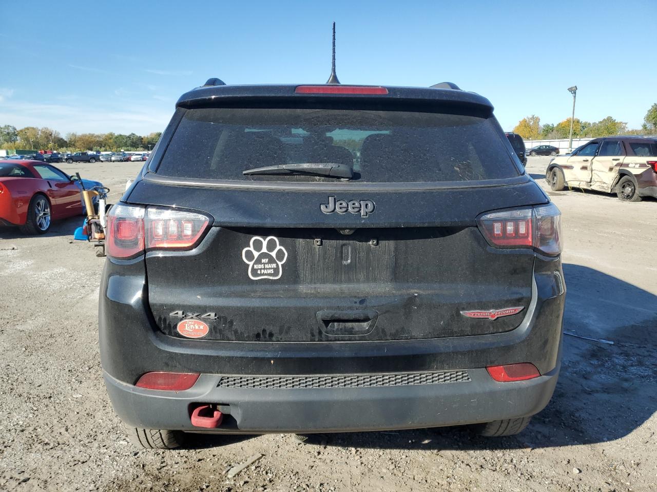 2018 Jeep Compass Trailhawk VIN: 3C4NJDDB3JT129537 Lot: 90461845