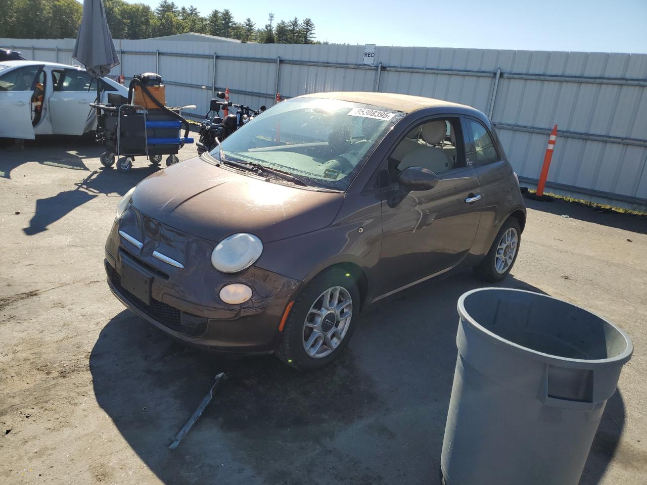 FIAT 500 2012. Lot# 85308395. VIN 3C3CFFDR9CT370365. Photo 1