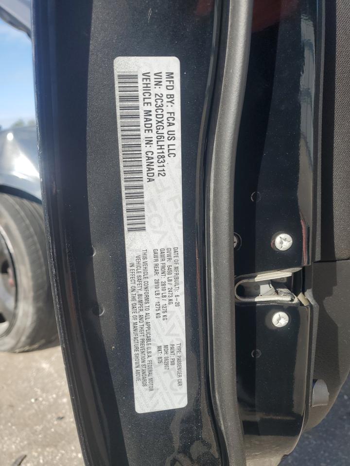 2020 Dodge Charger Scat Pack VIN: 2C3CDXGJ6LH183112 Lot: 85101805