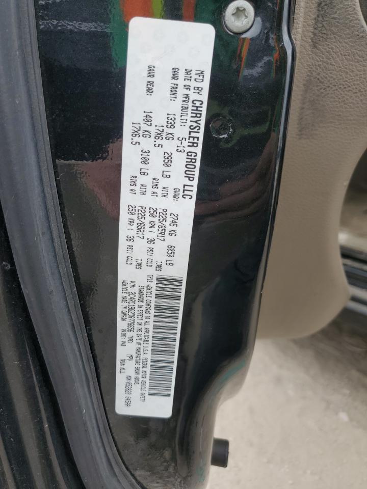 2013 Chrysler Town & Country Touring VIN: 2C4RC1BG2DR776656 Lot: 82251635