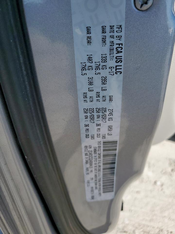 2017 Dodge Grand Caravan Sxt VIN: 2C4RDGCG3HR800418 Lot: 86146905