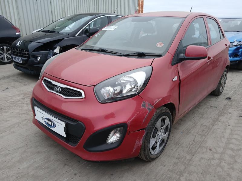 2014 KIA PICANTO 1.0 1 5DR for sale at Copart PETERLEE