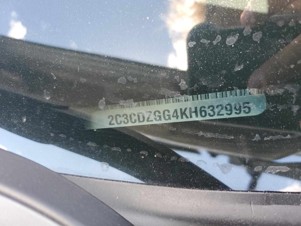 2019 Dodge Challenger Sxt VIN: 2C3CDZGG4KH632995 Lot: 82212435