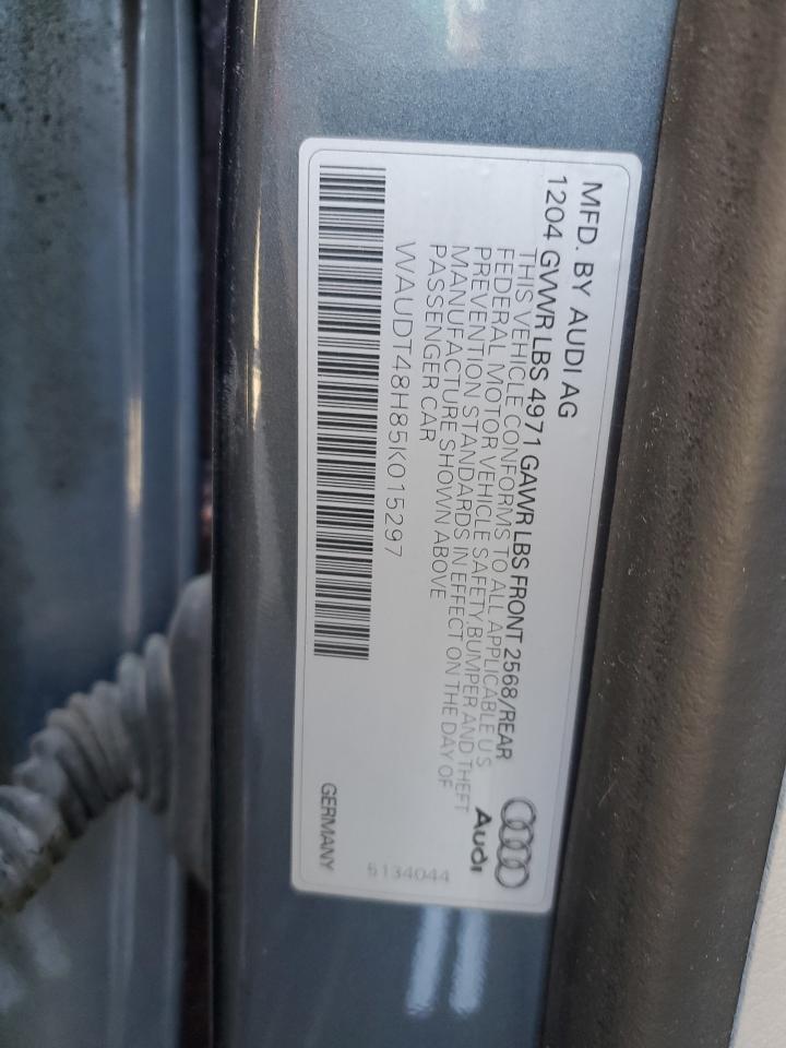 2005 Audi A4 Quattro Cabriolet VIN: WAUDT48H85K015297 Lot: 85420565