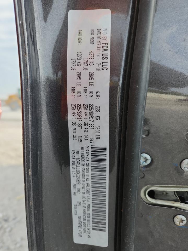 2019 Jeep Cherokee Latitude Plus VIN: 1C4PJLLB6KD249201 Lot: 86637575