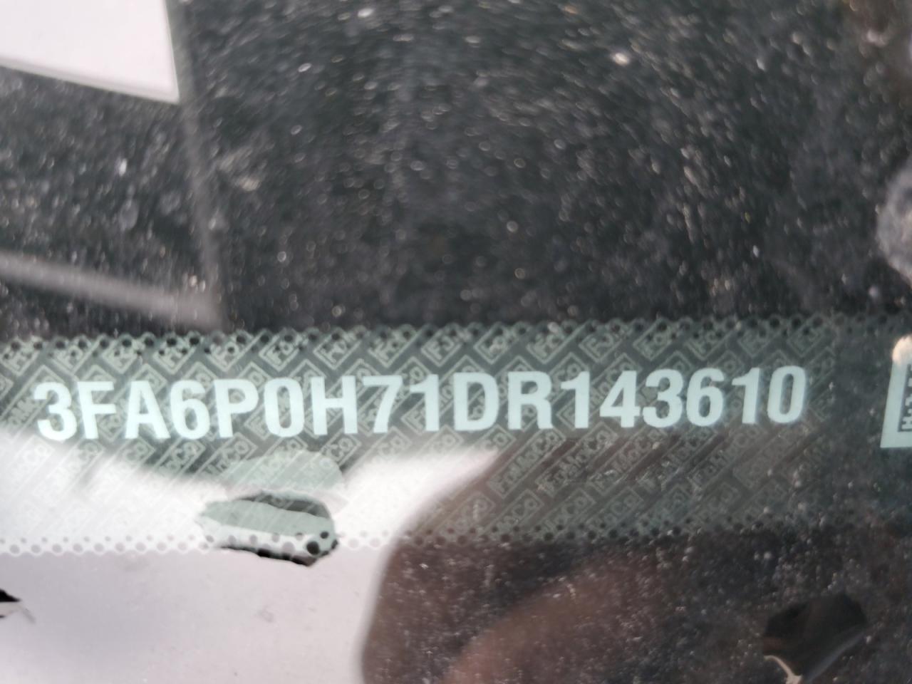 2013 Ford Fusion Se VIN: 3FA6P0H71DR143610 Lot: 85912265