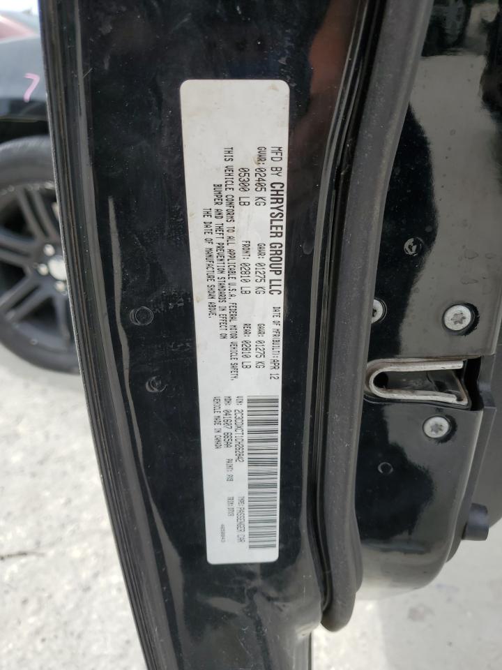 2012 Dodge Charger R/T VIN: 2C3CDXCT1CH262842 Lot: 85082425