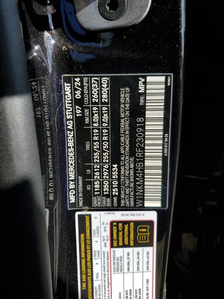 2024 Mercedes-Benz Glc 300 4Matic VIN: W1NKM4HB1RF230918 Lot: 85407125