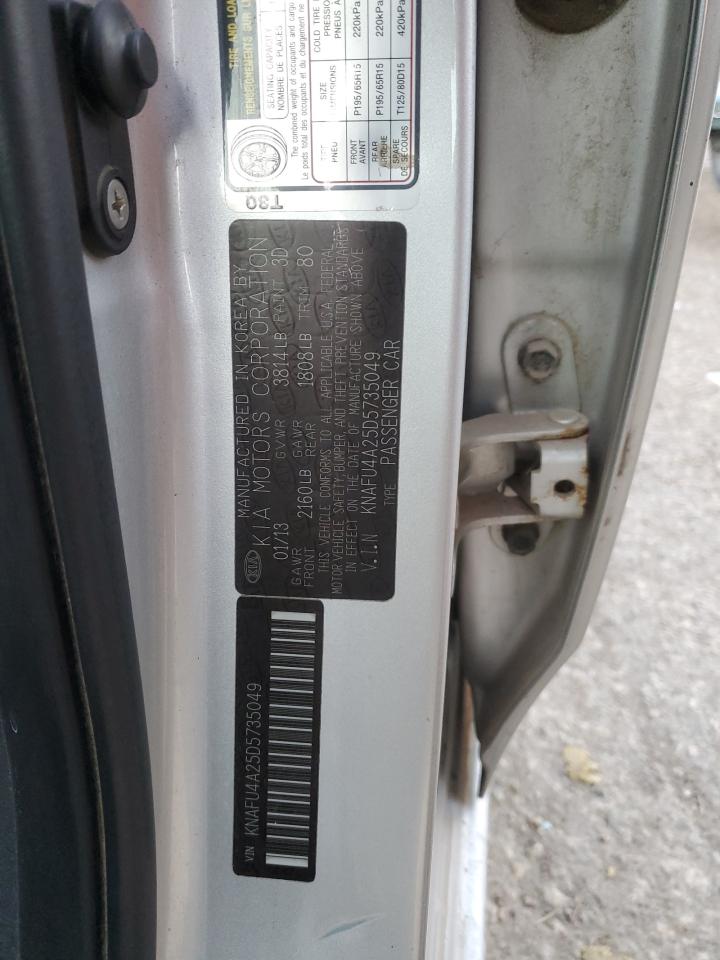 2013 Kia Forte Ex VIN: KNAFU4A25D5735049 Lot: 87203865