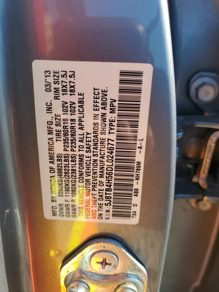 2013 Acura Rdx Technology VIN: 5J8TB4H56DL024677 Lot: 86170045