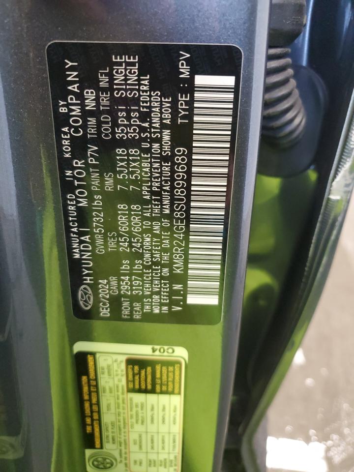 2025 Hyundai Palisade Sel VIN: KM8R24GE8SU899689 Lot: 85363305