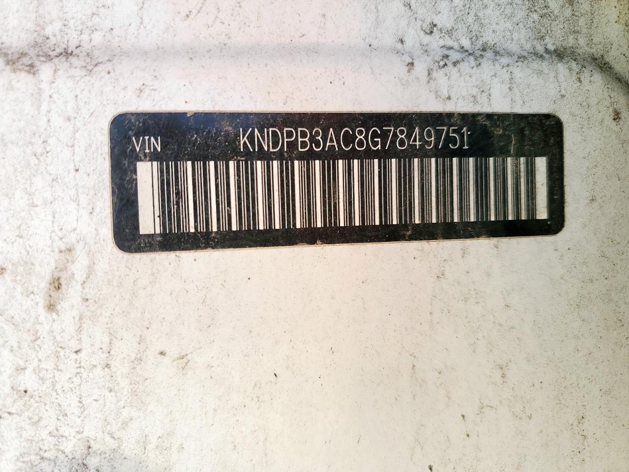 2016 Kia Sportage Lx VIN: KNDPB3AC8G7849751 Lot: 86671205