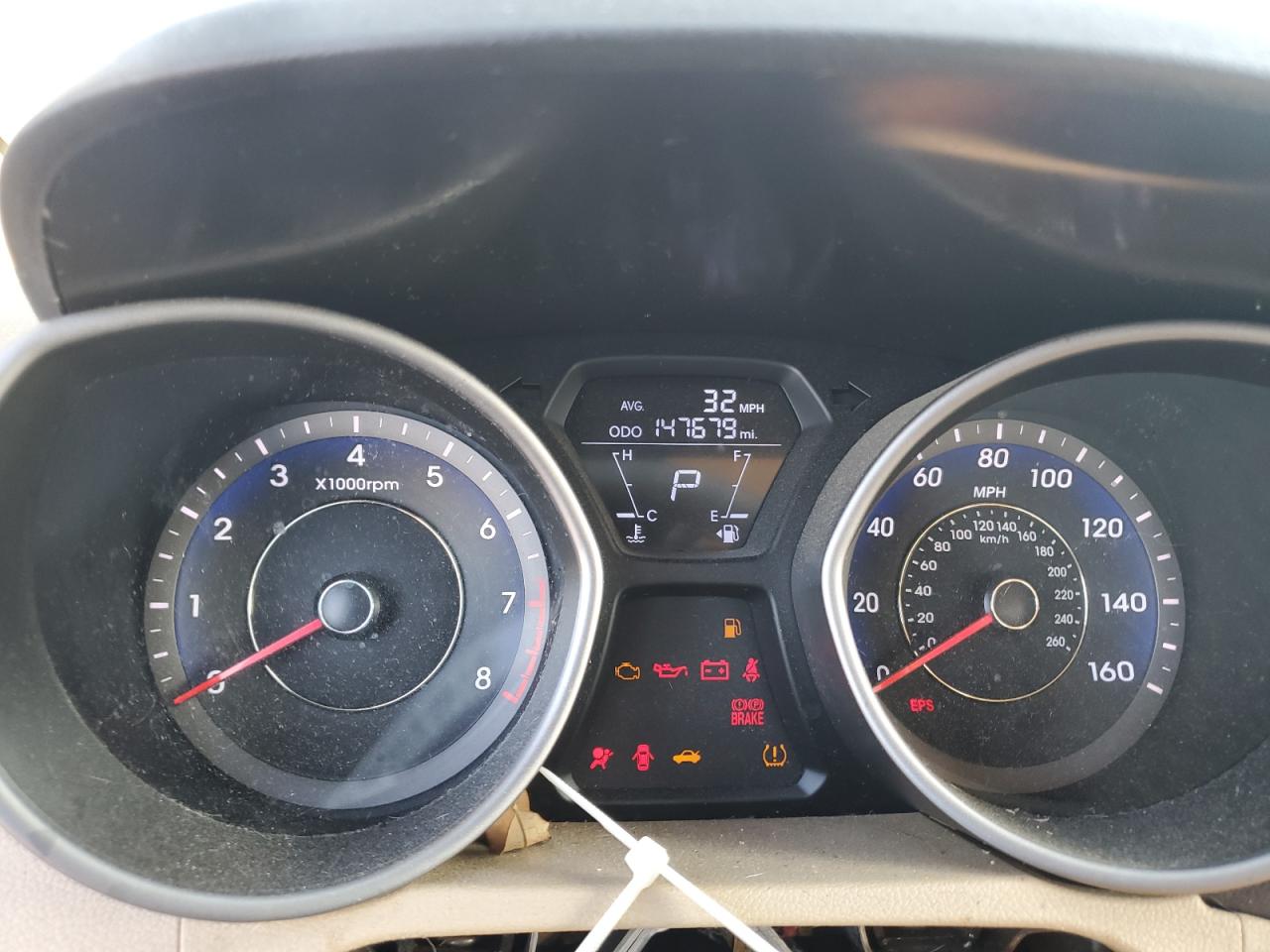 2013 Hyundai Elantra Gls VIN: KMHDH4AE1DU732336 Lot: 86102305