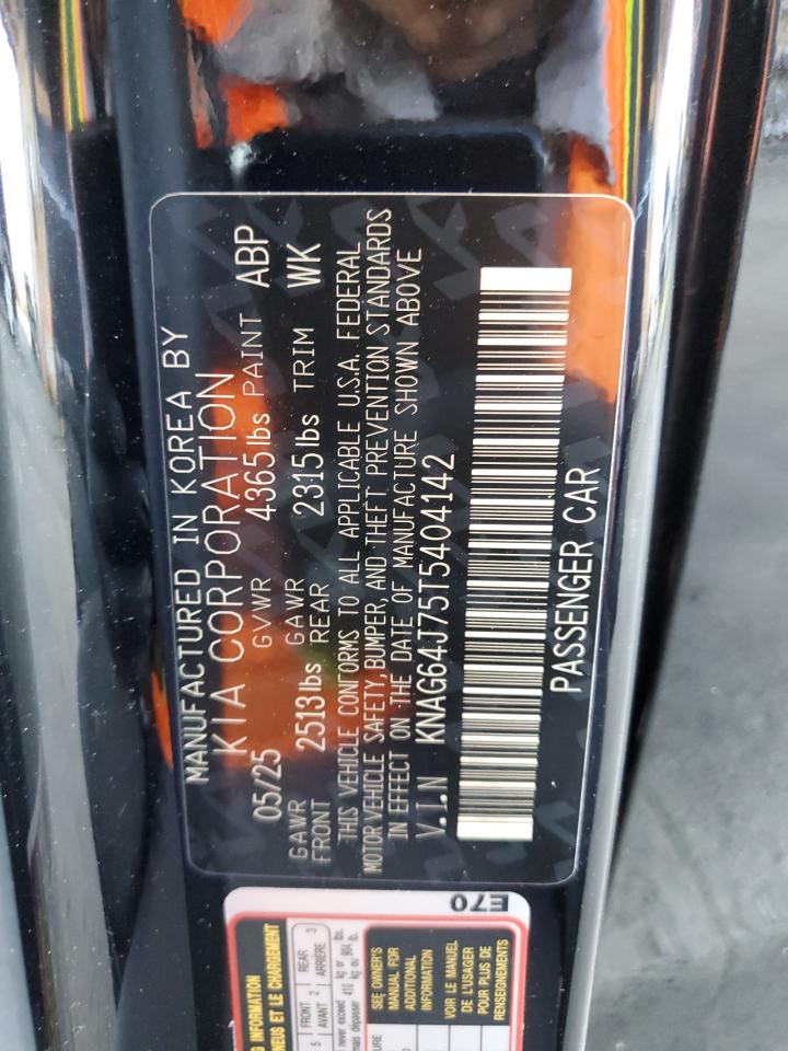 2026 Kia K5 VIN: KNAG64J75T5404142 Lot: 82505465
