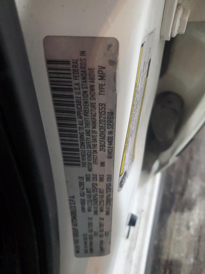 2014 Fiat 500L Trekking VIN: ZFBCFADH3EZ021559 Lot: 90450125